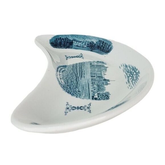 Antique Dunn Bennett & Co Vitreous Ironstone Porcelain Bone Plate Side Dish - Picture 2 of 6